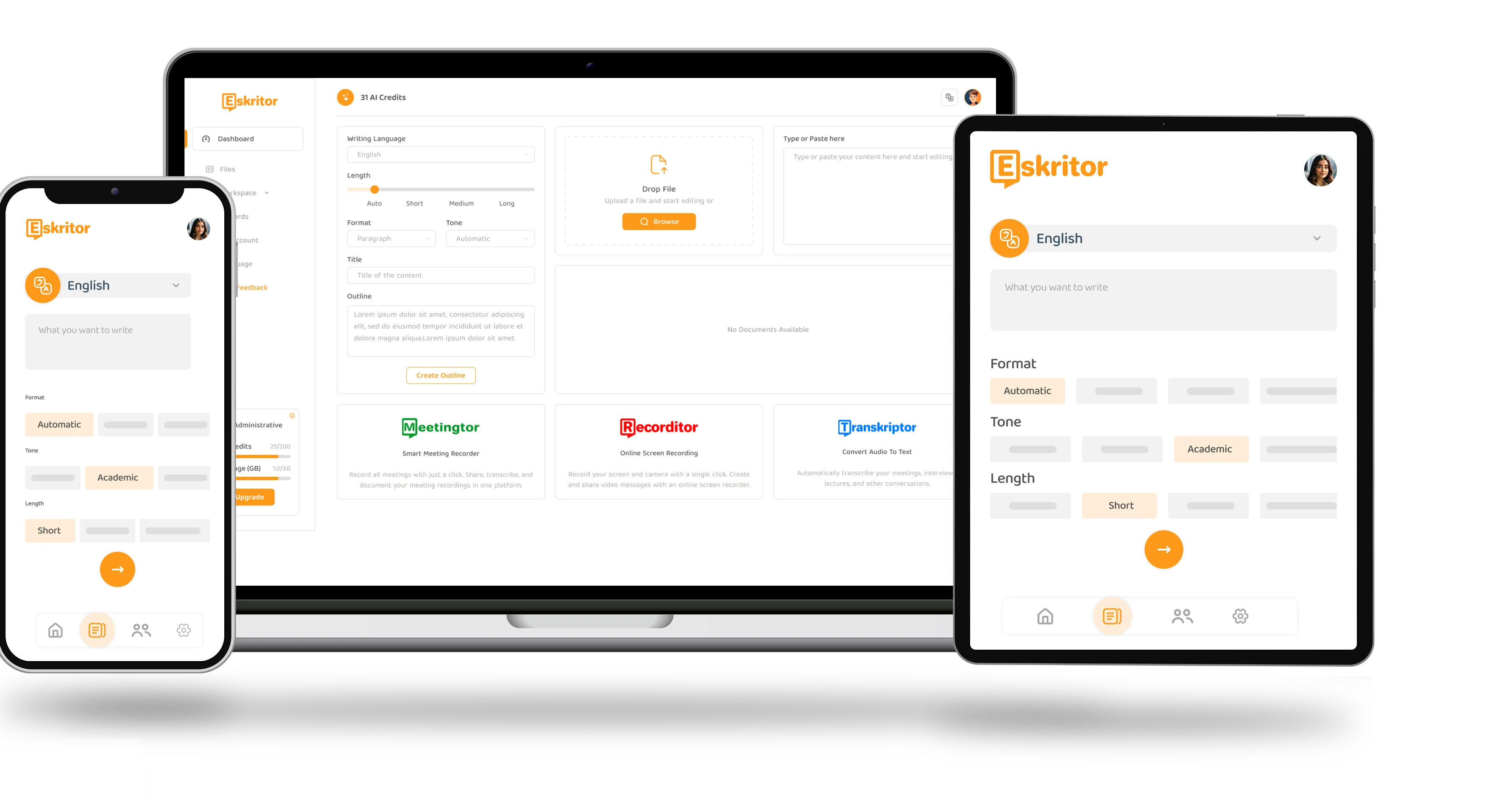 Access Eskritor Anywhere