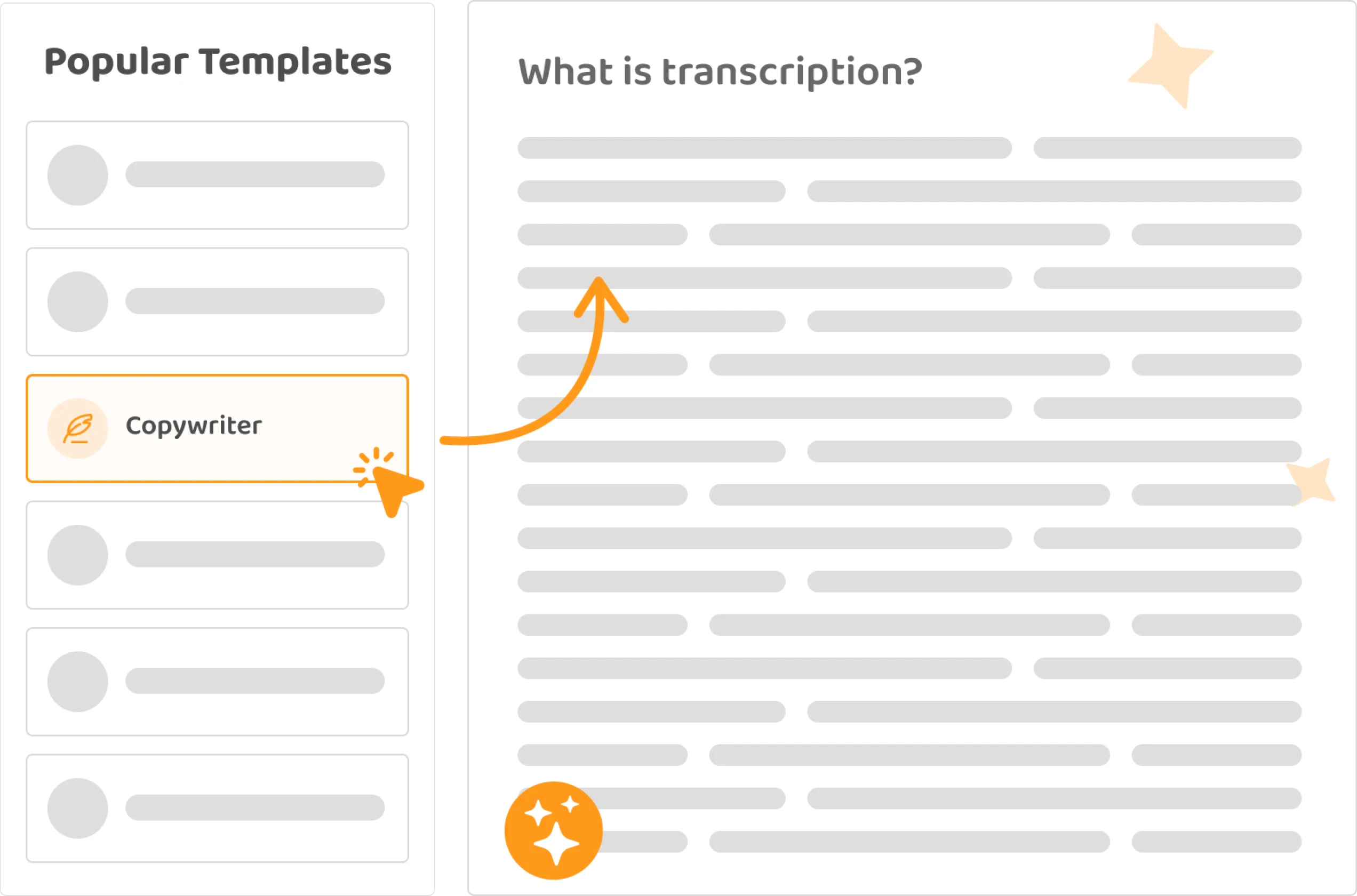 An image depicting the app and the ai copywriter.